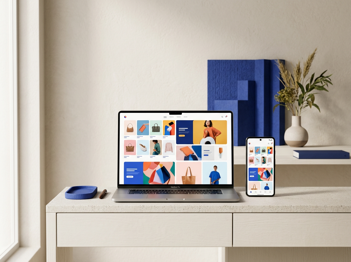 Ecommerce interface designed by Infonex